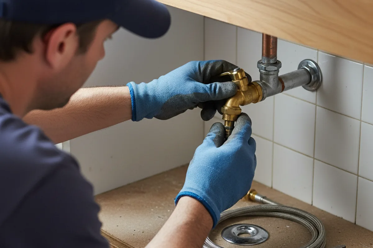 Shutoff valve and fitting work during Faucet and Fixture Repair in Red Hill